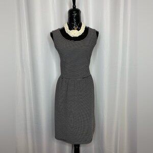 Forever 21 Fit and Flare midi striped dress